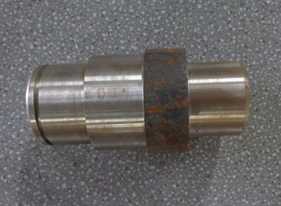 Large roller shaft