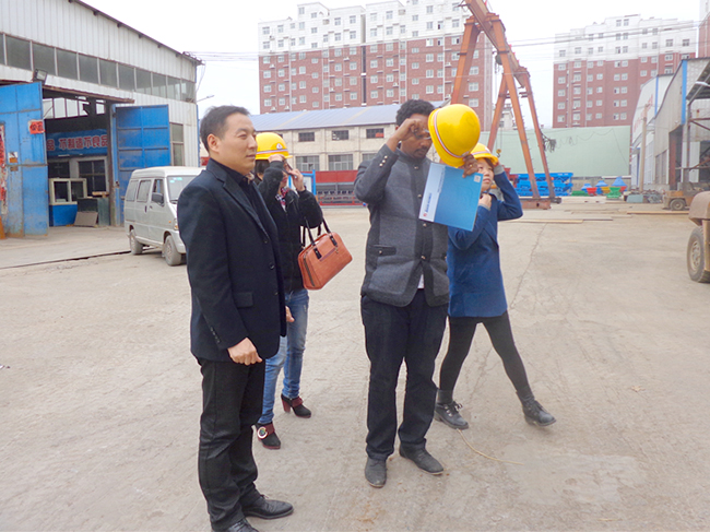 Ethiopian customer visits Zhengzhou Jianxin company