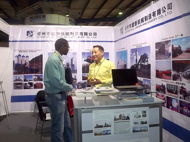Jianxin brand mixing plant equipment participated 2015 South
