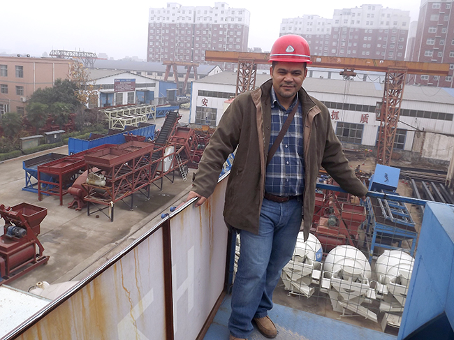 Zhengzhou Jianxin Concrete Mixing Equipment Sold to Algeria