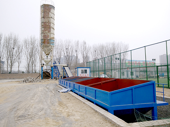 Zhengzhou 500 tons stabilized soil mixing plant field case