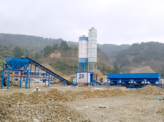 600 tons stabilized soil mixing plant site case in Kerry, Gu