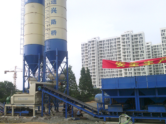 500 tons Stabilized Soil Mixing Plant Field Case in Wuhan