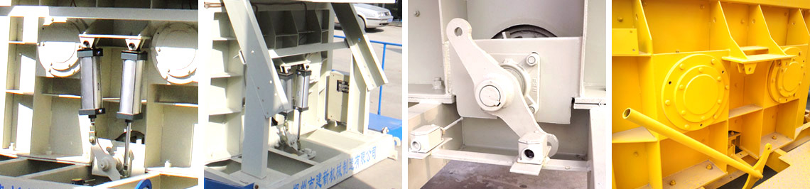 JS1500 concrete mixer Discharging system