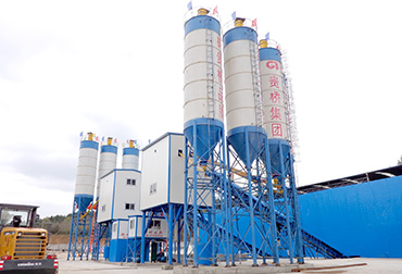 Liuzhou shuang120 concrete mixing plant
