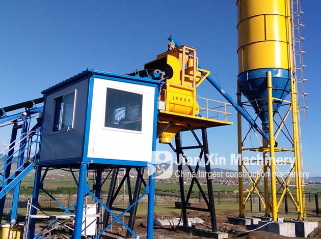 Jianxin 60 Concrete Mixing Station Was Successfully Put into Operation in Outer Mongolia