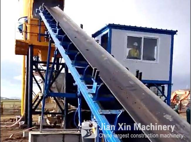 Jianxin 60 Concrete Mixing Station Was Successfully Put into Operation in Outer Mongolia
