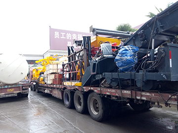 Jianxin HZS120 concrete batching plant was sent to Kunming