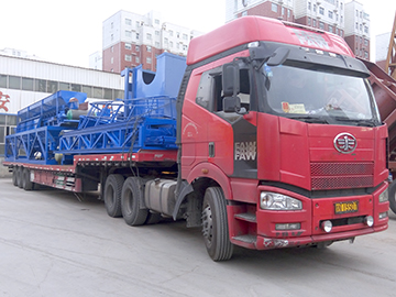 Taikang concrete batching machine delivery site on June 8th