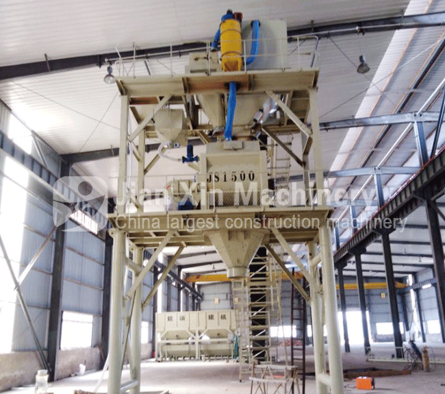 HZS90 concrete mixing plant 