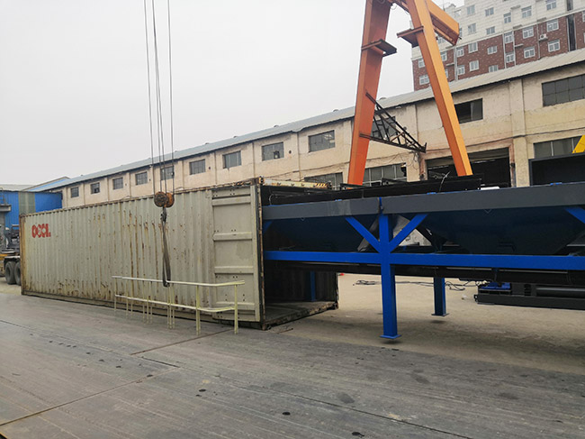 Zhengzhou Jianxin Machinery HZS50 concrete mixing plant equipment once again settled in Uzbekistan.