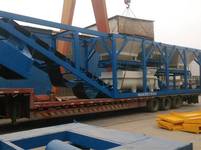 Zhengzhou Jianxin Machinery 400T Stabilized Soil Mixing Station One   Machine was loaded to Lhasa.