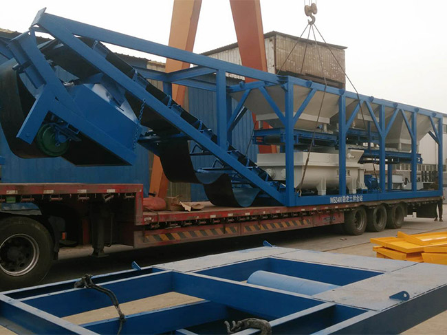Zhengzhou Jianxin Machinery 400T Stabilized Soil Mixing Station One   Machine was loaded to Lhasa.