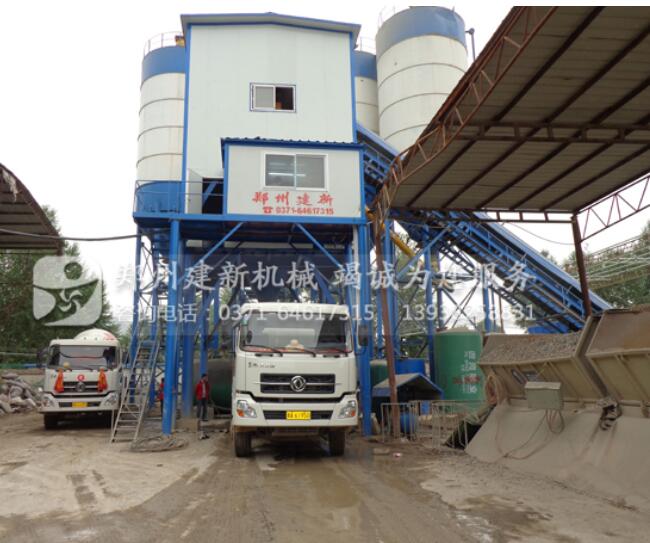 Jianxin HZS180 environmentally friendly mixing station green and efficient to meet user needs(图1)