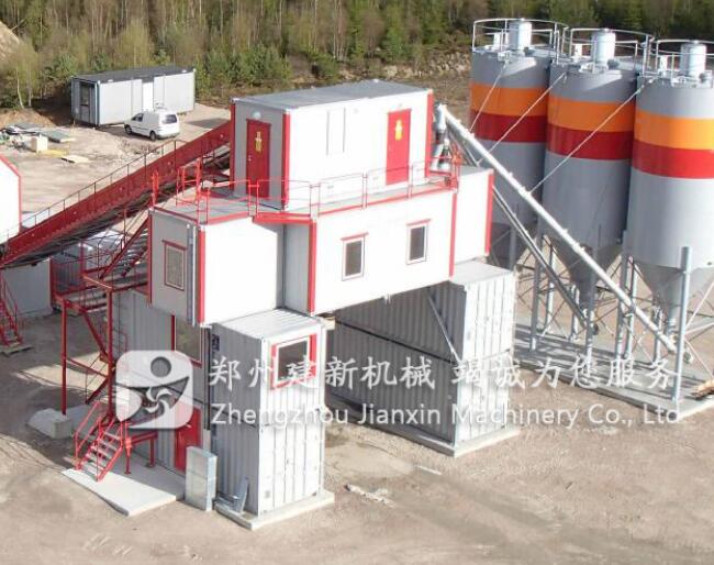 Jianxin Machinery HZS120 container type environmental protection concrete mixing station(图1)