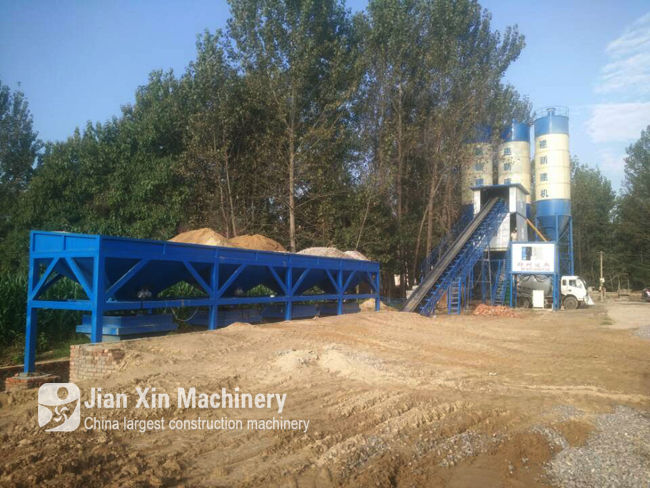  Model configuration price of small HZS60 concrete mixing plant with an hourly output of 60 square meters(图1)